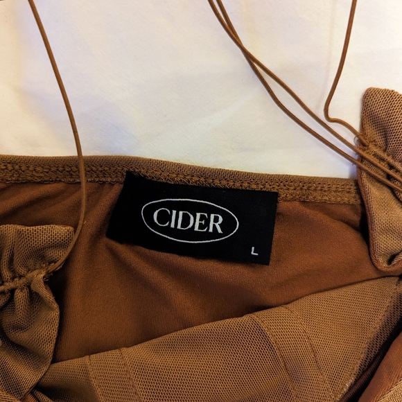 Cider Top in Brown, size Large - Picture 5 of 7